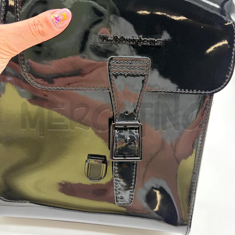 ZAINO DONNA DR MARTENS NERO PELLE VERNICE | Mercatino dell'Usato Corbetta 5