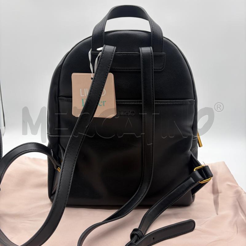 ZAINO DONNA LIU-JO NERO SINT HARDWARE DORATI | Mercatino dell'Usato Corbetta 3