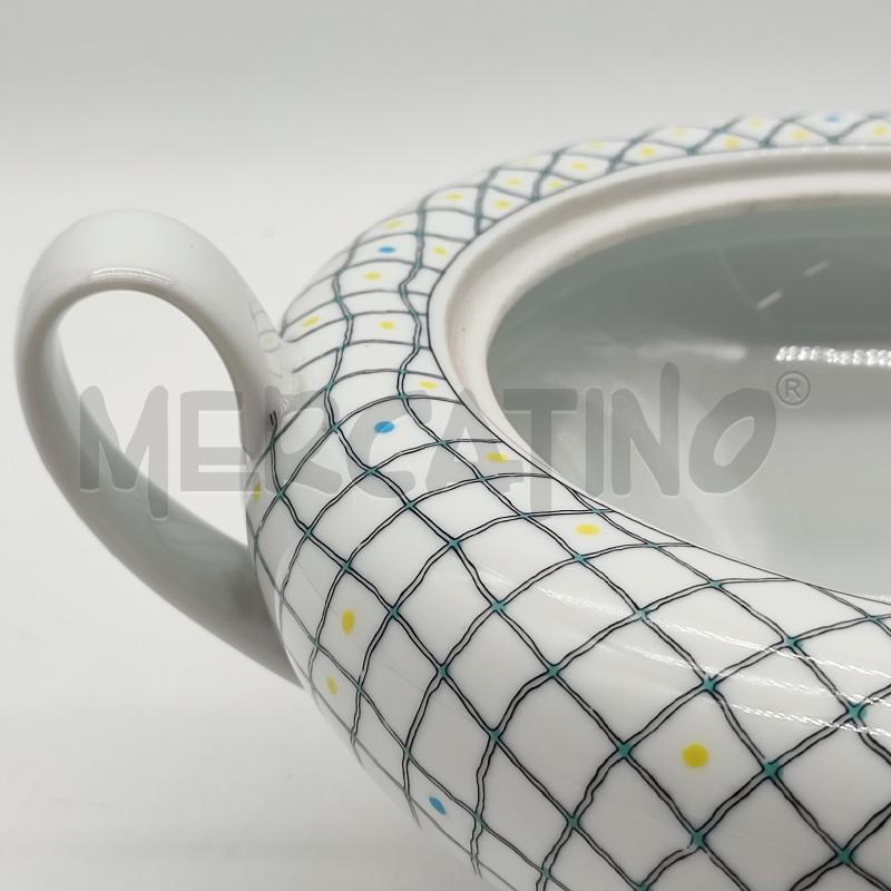 ZUPPIERA RICHARD GINORI TRAMA ROMBI POIS GIALLI/BLU | Mercatino dell'Usato Corbetta 5