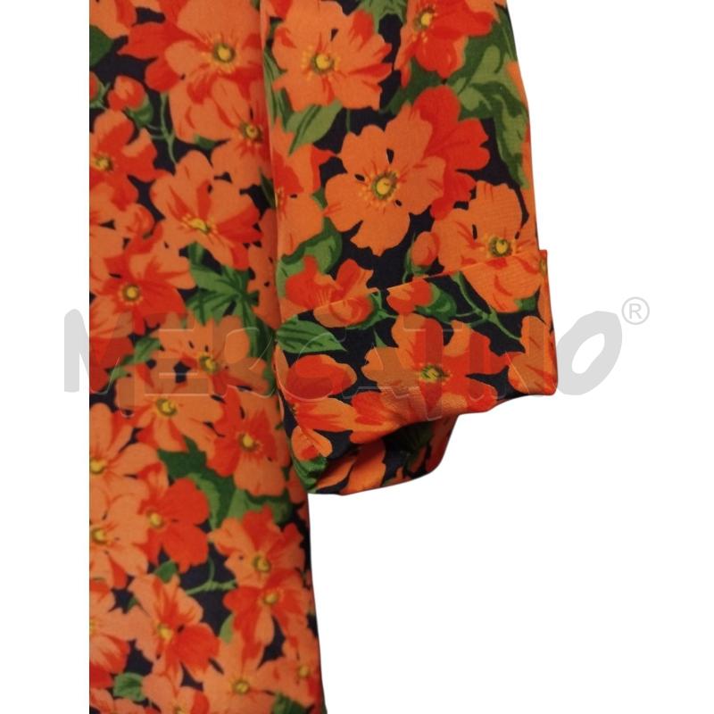 ABITO DONNA ARANCIO FIORI YVES SAINT LAURENT | Mercatino dell'Usato Bernareggio 3