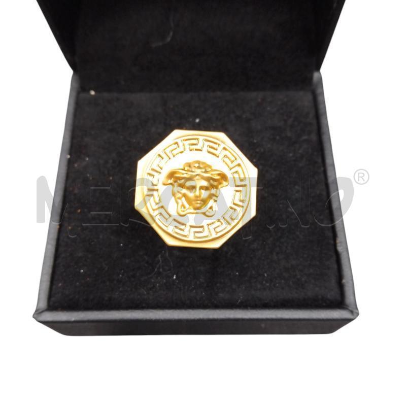 ANELLO UOMO VERSACE DORATO 21 CONF.NERO  | Mercatino dell'Usato Bernareggio 2