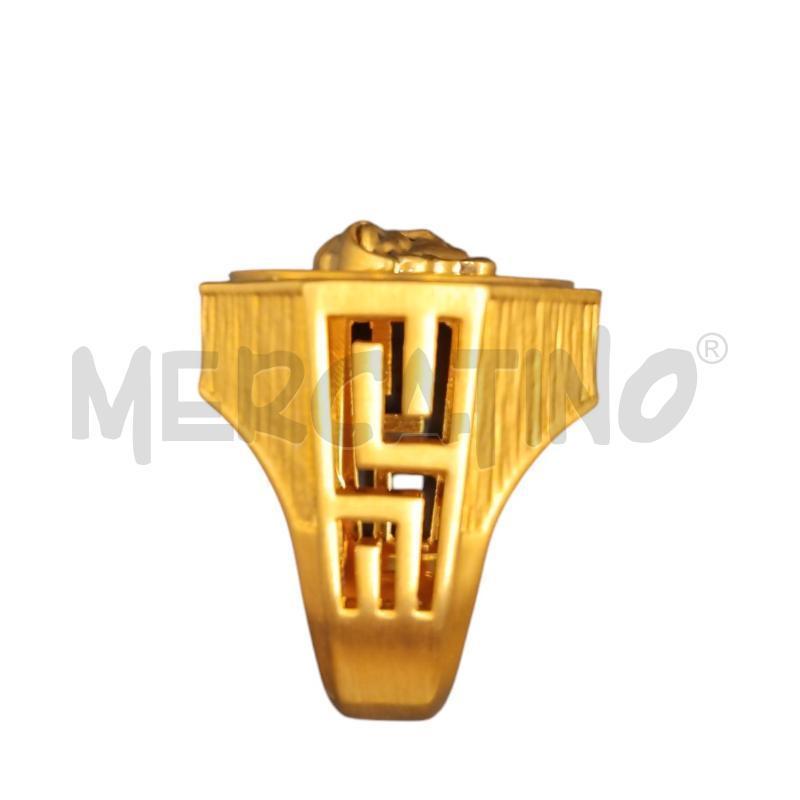 ANELLO UOMO VERSACE DORATO 21 CONF.NERO  | Mercatino dell'Usato Bernareggio 4