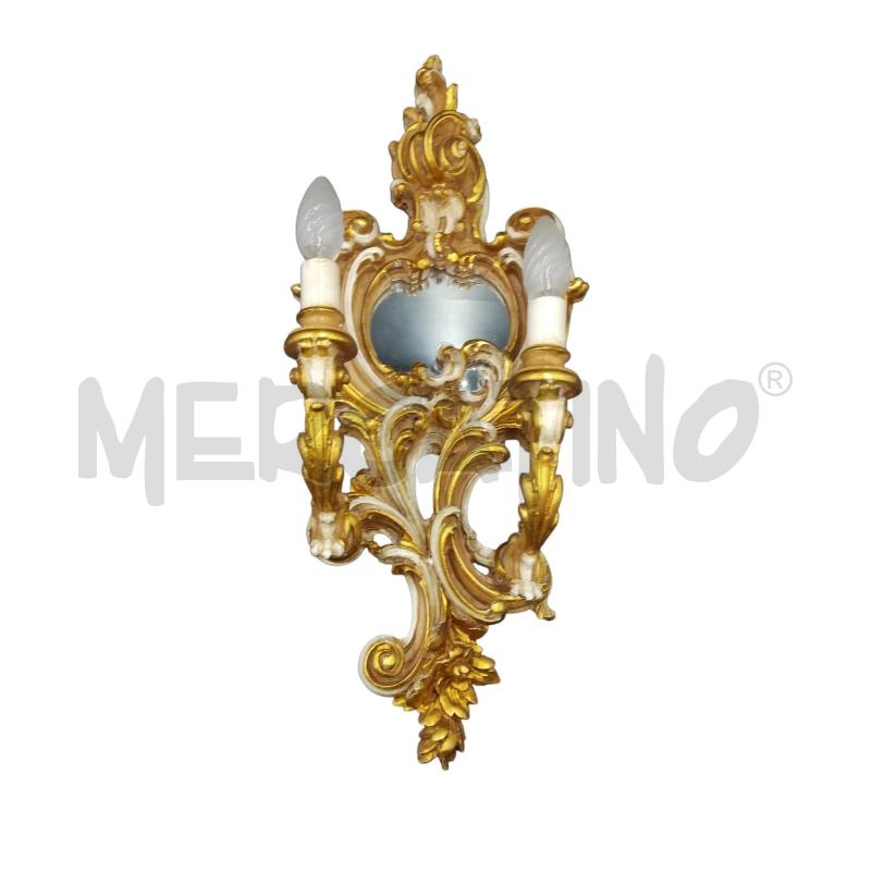 APPLIQUE 2 LUCI ORO BNC  | Mercatino dell'Usato Bernareggio 2