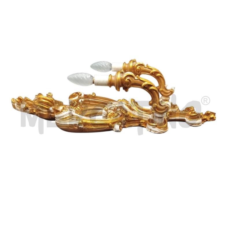 APPLIQUE 2 LUCI ORO BNC  | Mercatino dell'Usato Bernareggio 4