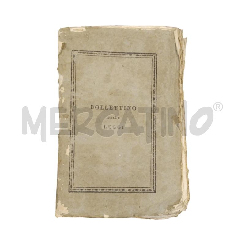 A LIBRO BOLLETTINO DELLE LEGGI MILANO 1807 | Mercatino dell'Usato Bernareggio 1