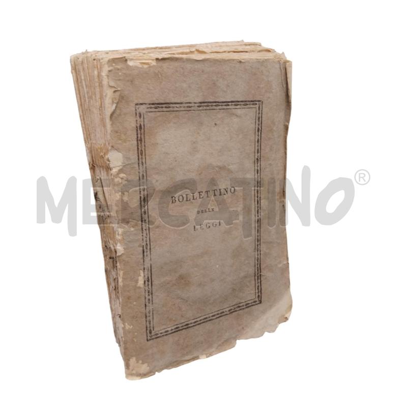 A LIBRO BOLLETTINO DELLE LEGGI MILANO 1807 | Mercatino dell'Usato Bernareggio 2