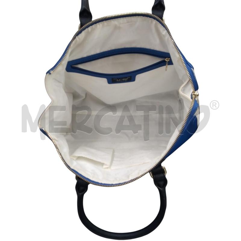 BORSA DONNA ARMANI JEANS BLU NERO BNC | Mercatino dell'Usato Bernareggio 4
