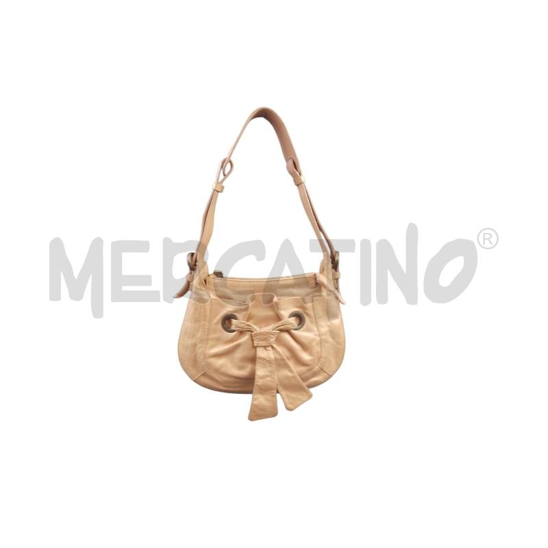 BORSA DONNA COCCINELLE BEIGE PERLATO FIOCCO | Mercatino dell'Usato Bernareggio 1