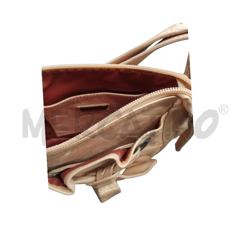 BORSA DONNA COCCINELLE BEIGE PERLATO FIOCCO | Mercatino dell'Usato Bernareggio 5