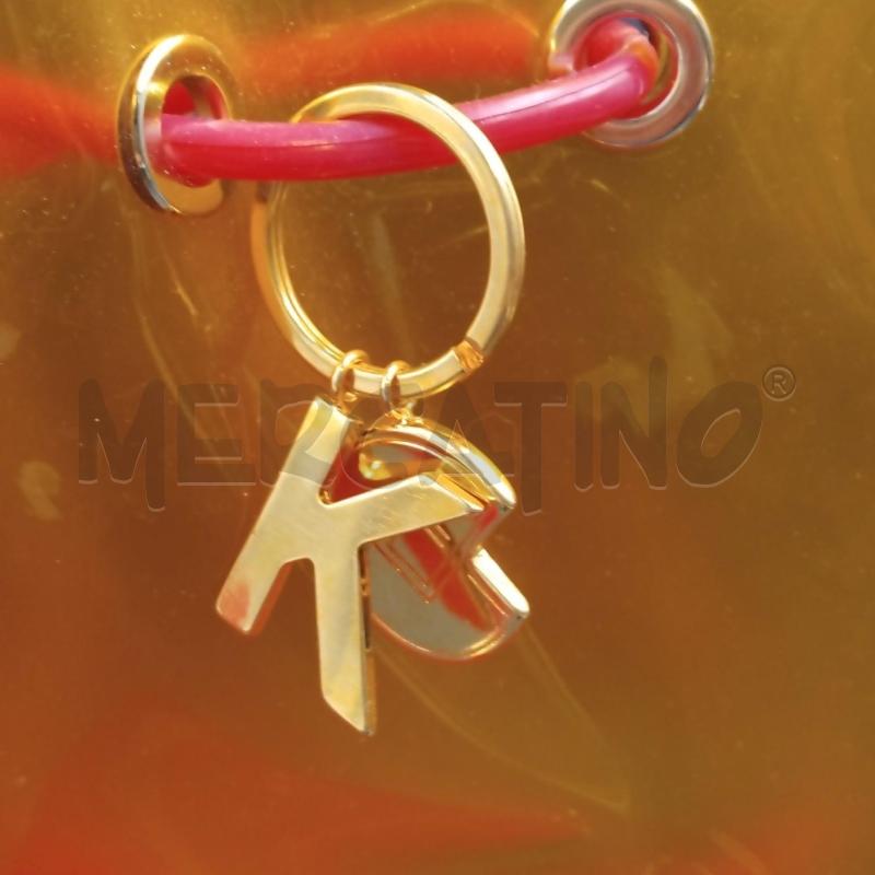 BORSA DONNA GOMMA FUCSIA ARANCIO KARTELL | Mercatino dell'Usato Bernareggio 5