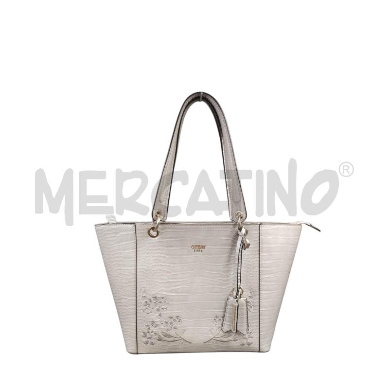 BORSA DONNA GUESS GRIGIO FIORI | Mercatino dell'Usato Bernareggio 1
