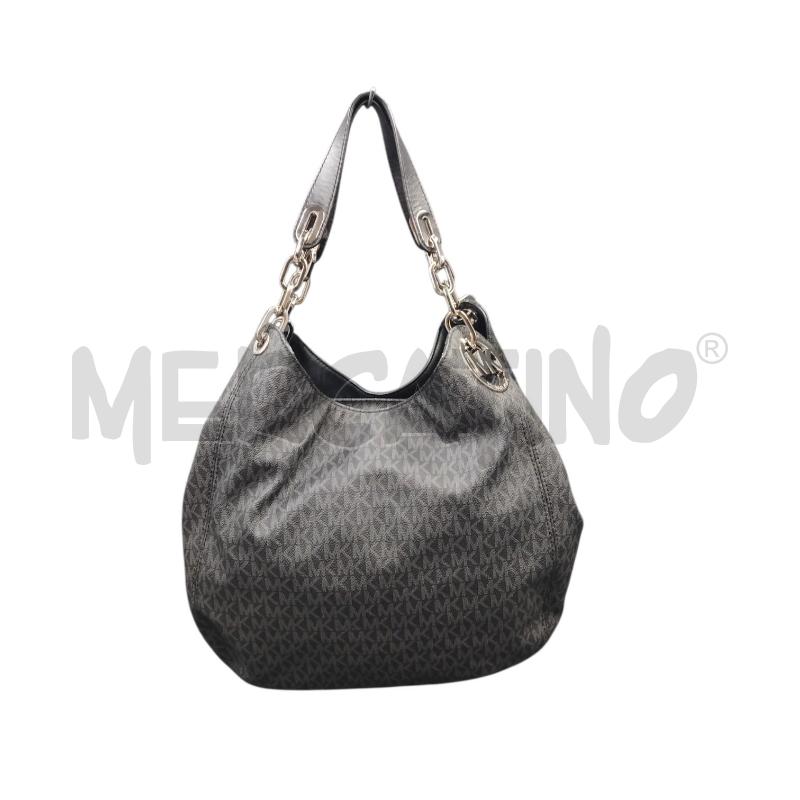 BORSA DONNA MICHAEL KORS NERO MONOGRAMMA | Mercatino dell'Usato Bernareggio 1