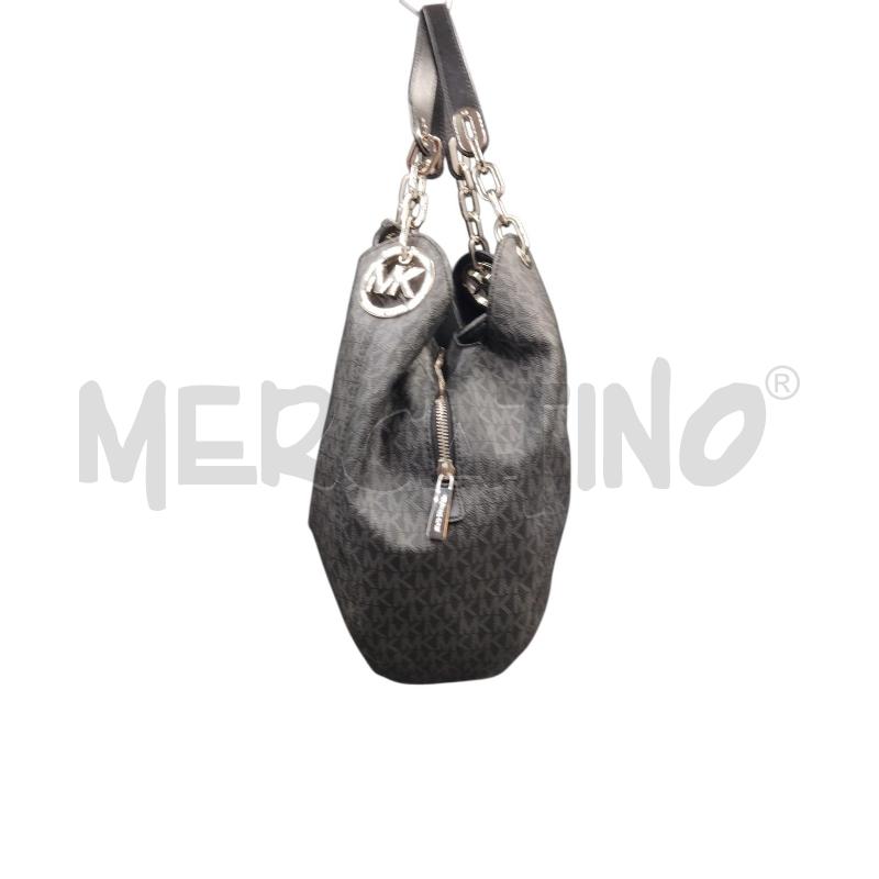 BORSA DONNA MICHAEL KORS NERO MONOGRAMMA | Mercatino dell'Usato Bernareggio 2