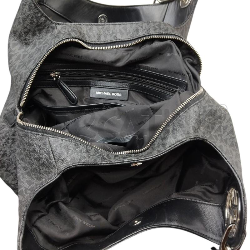 BORSA DONNA MICHAEL KORS NERO MONOGRAMMA | Mercatino dell'Usato Bernareggio 4