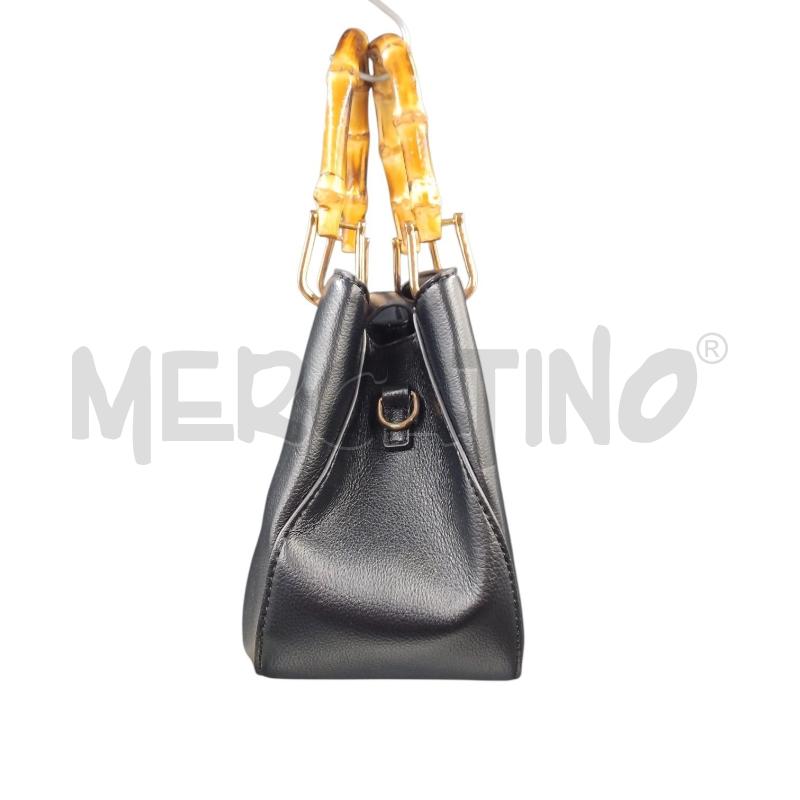 BORSA DONNA NERO BAMBOO TWINSET | Mercatino dell'Usato Bernareggio 3