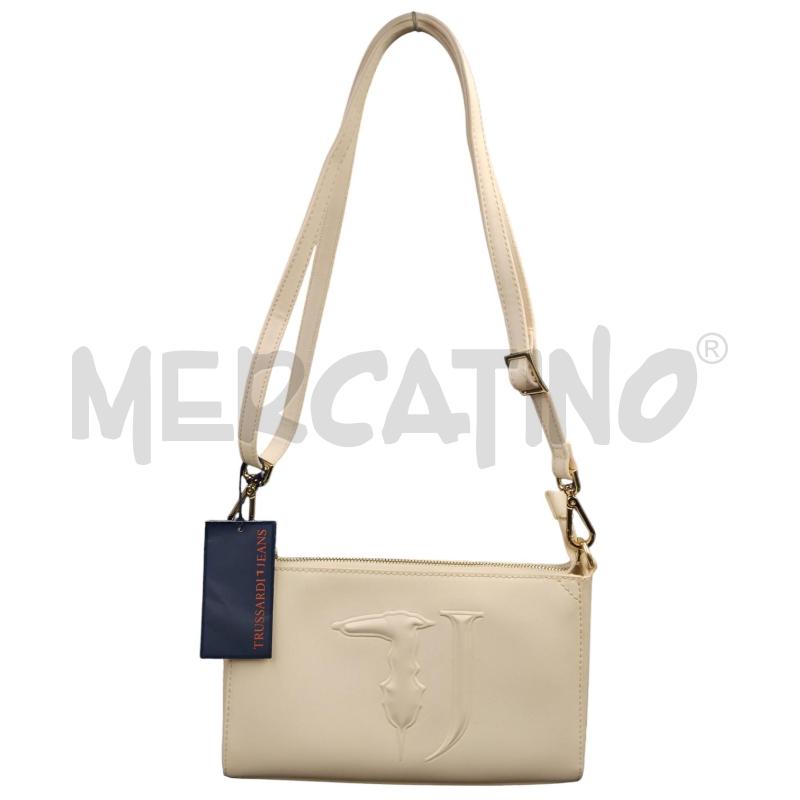 BORSA DONNA TRUSSARDI PANNA NEW | Mercatino dell'Usato Bernareggio 1