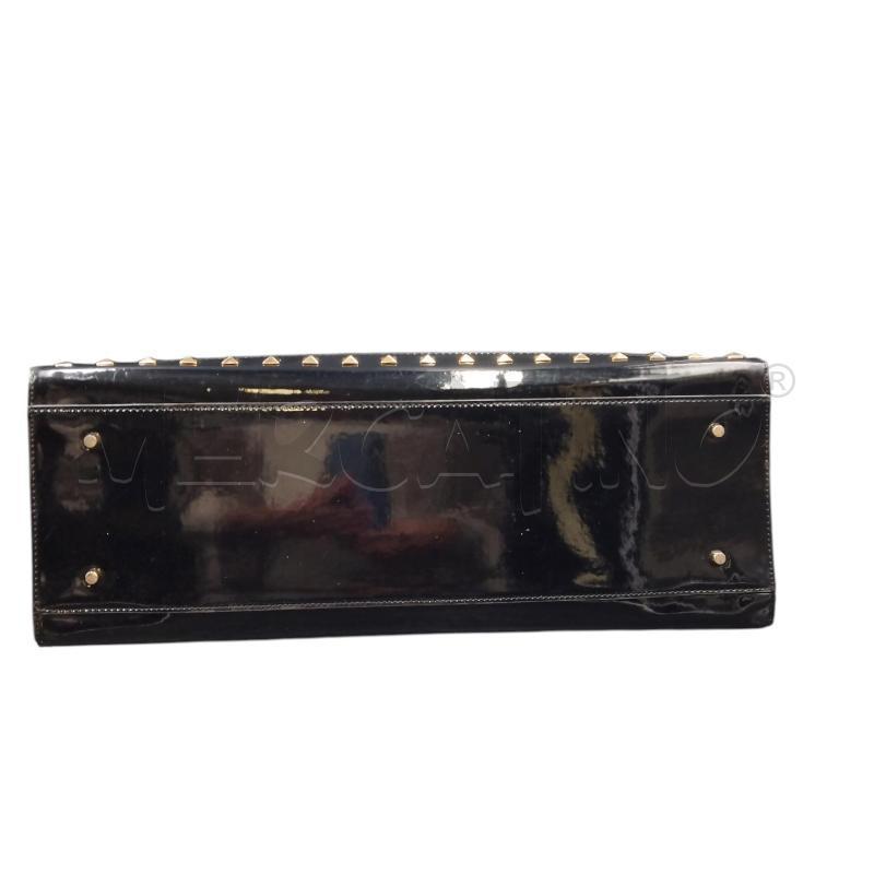 BORSA DONNA VERNICE BORCHIE QUADRATE TOSCA | Mercatino dell'Usato Bernareggio 3