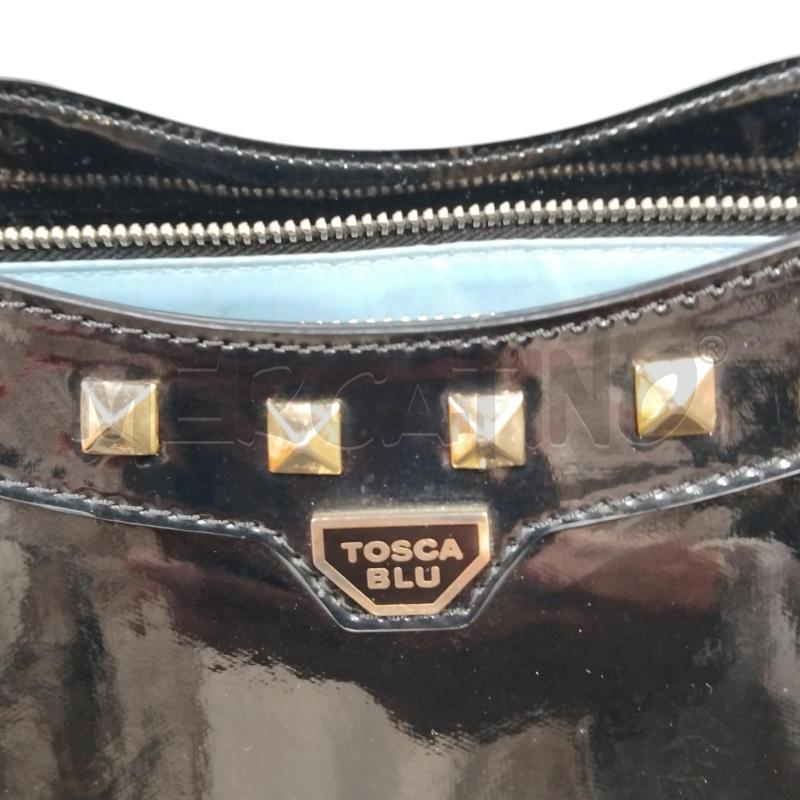 BORSA DONNA VERNICE BORCHIE QUADRATE TOSCA | Mercatino dell'Usato Bernareggio 5