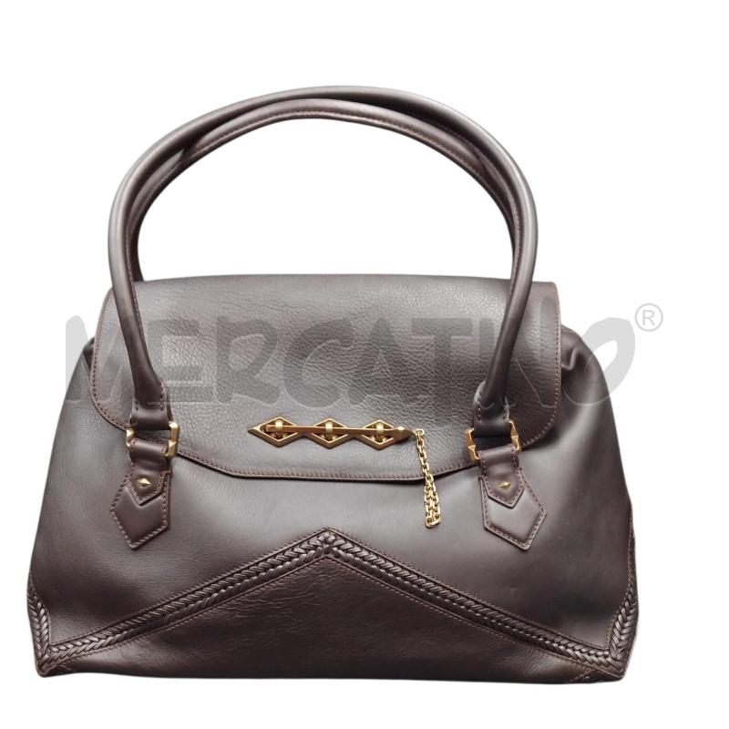 BORSA D BALLANTYNE MARRONE PELLE | Mercatino dell'Usato Bernareggio 1