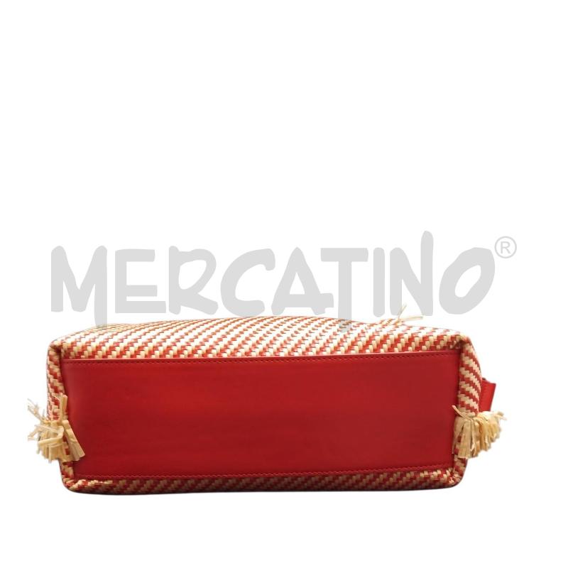 BORSA D EMPORIO ARMANI PAGLIA ROSSA NEW | Mercatino dell'Usato Bernareggio 3