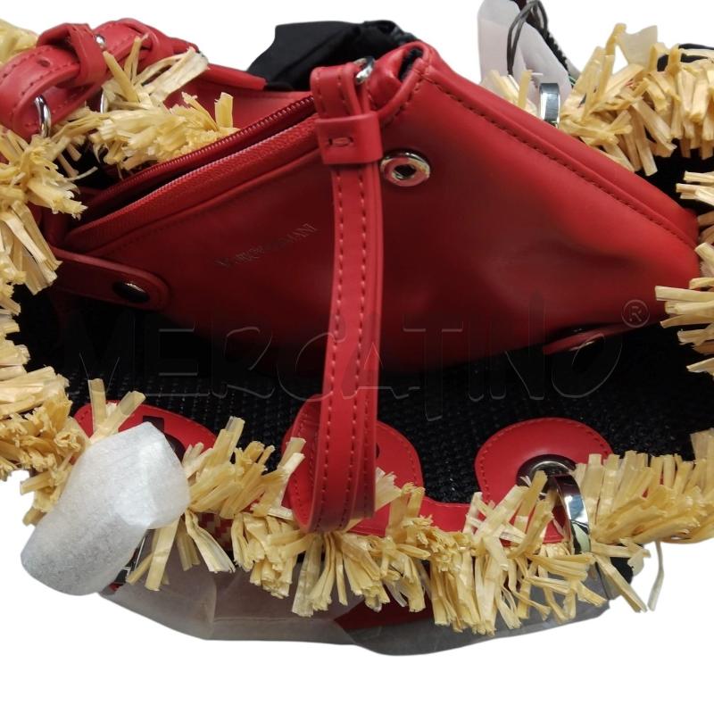 BORSA D EMPORIO ARMANI PAGLIA ROSSA NEW | Mercatino dell'Usato Bernareggio 4