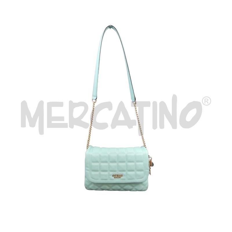 BORSA D GUESS AZZURRO CATENA | Mercatino dell'Usato Bernareggio 1