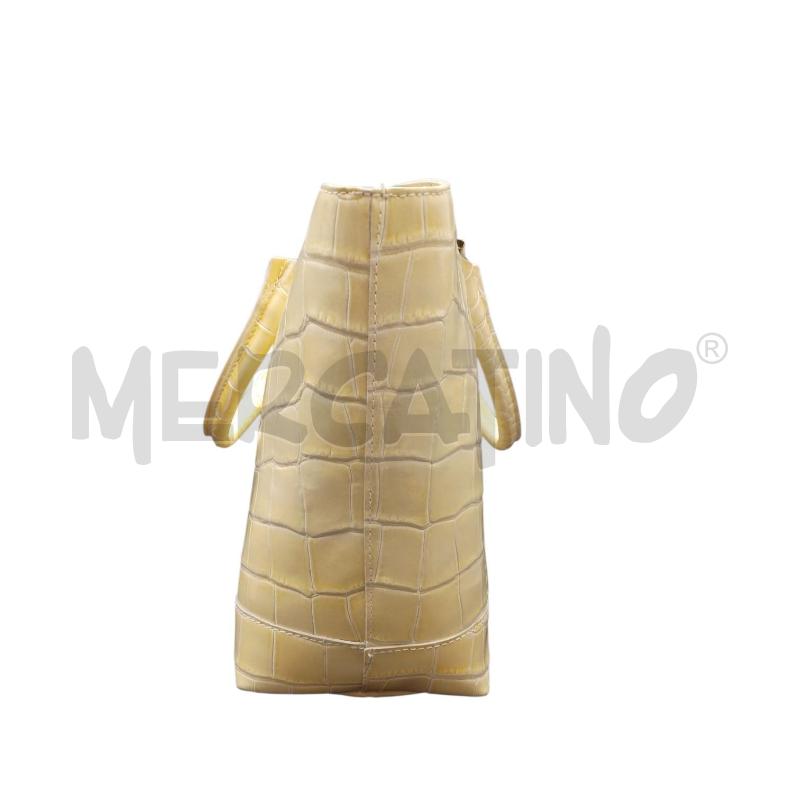 BORSA PELLE BURRO STAMPA RETTILE GRANDE | Mercatino dell'Usato Bernareggio 1