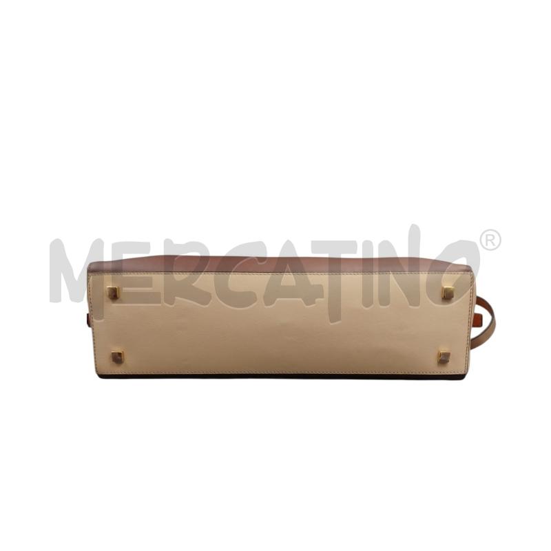 BORSA PELLE LAVORO PIQUADRO MARR BEIGE | Mercatino dell'Usato Bernareggio 4