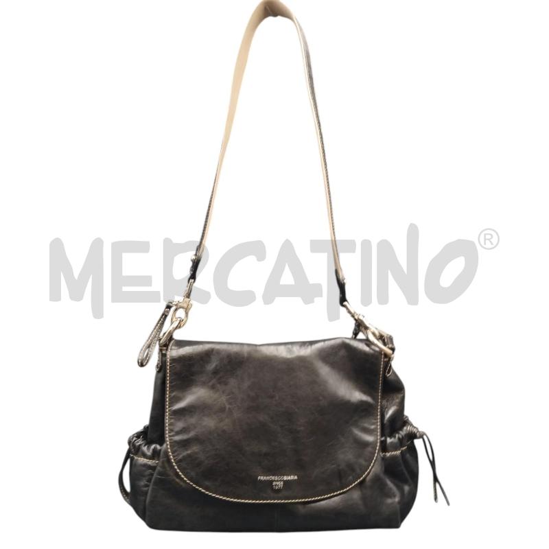 BORSA PELLE NERA BIASIA | Mercatino dell'Usato Bernareggio 1