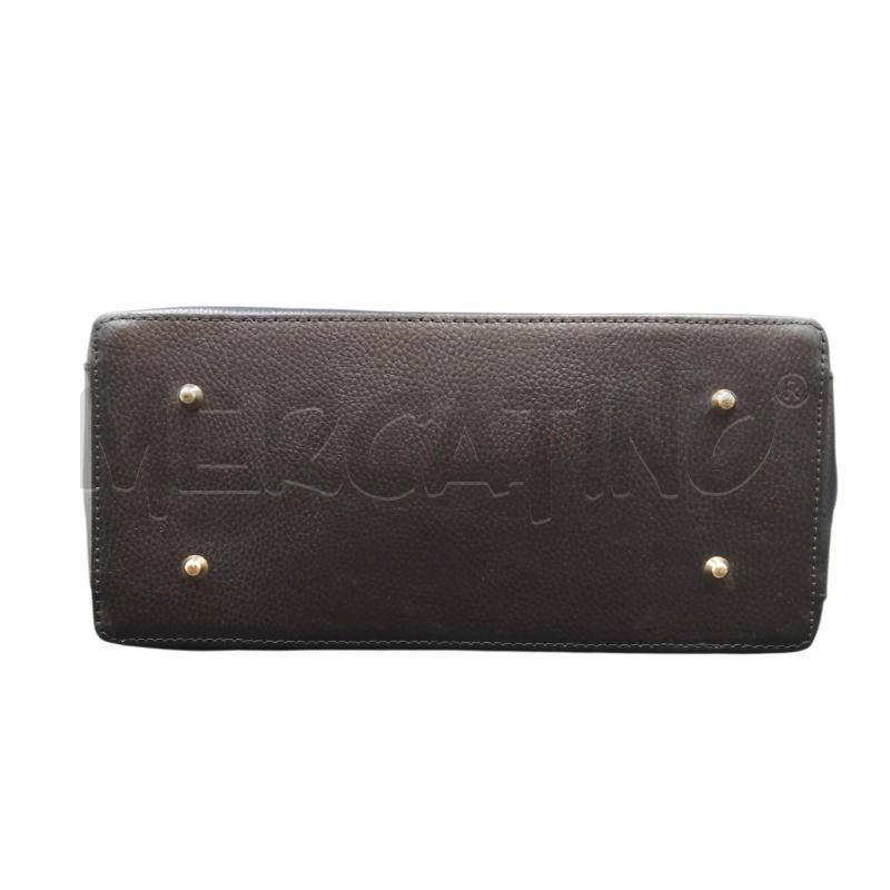 BORSA PELLE NERO ORO RIGIDA NM | Mercatino dell'Usato Bernareggio 4