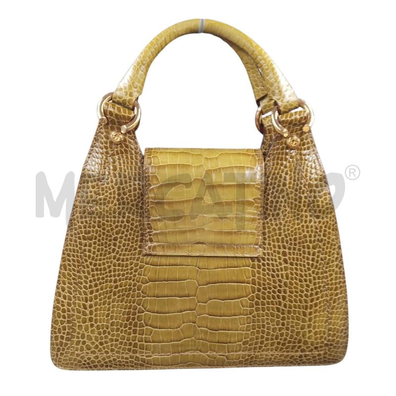 BORSA PELLE VERDE BIASIA STAMPA  | Mercatino dell'Usato Bernareggio 2