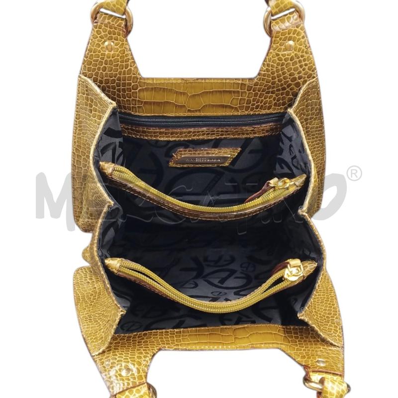 BORSA PELLE VERDE BIASIA STAMPA  | Mercatino dell'Usato Bernareggio 5