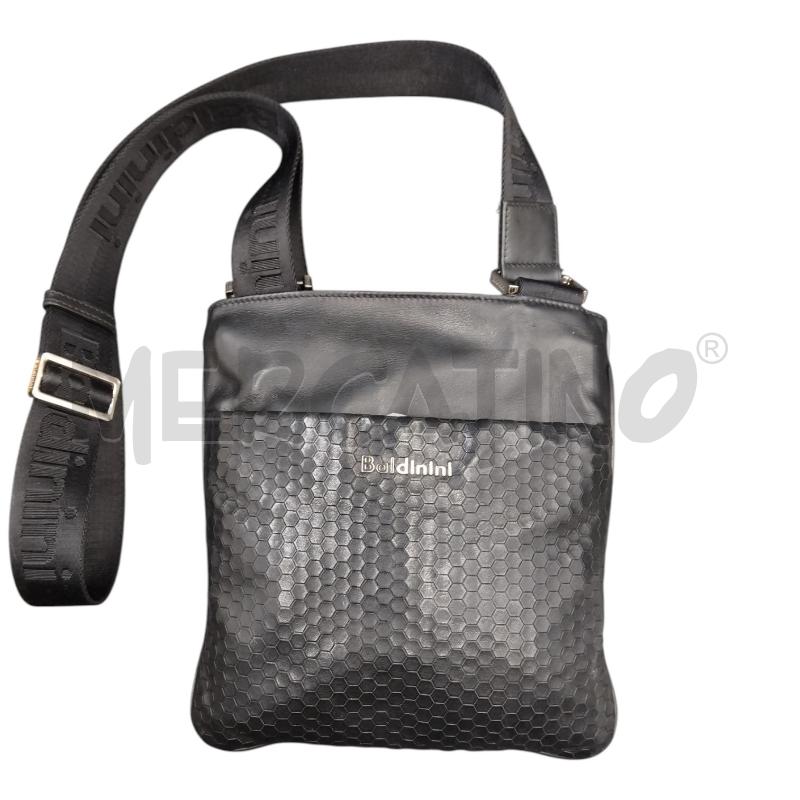 BORSA UOMO TRACOLLA PELLE NERO  | Mercatino dell'Usato Bernareggio 1