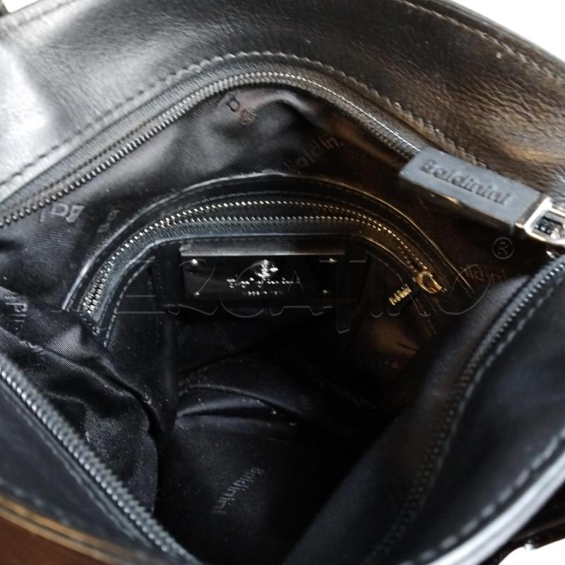 BORSA UOMO TRACOLLA PELLE NERO  | Mercatino dell'Usato Bernareggio 5