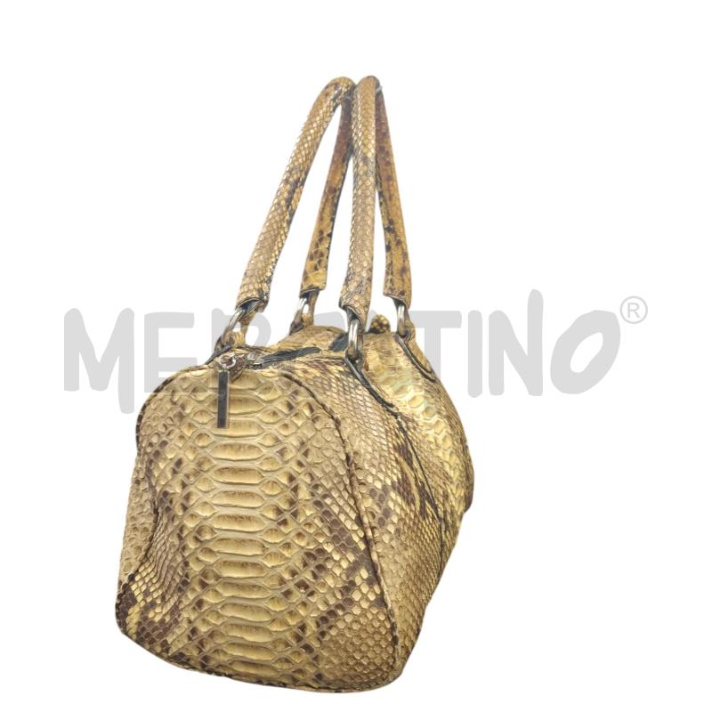 BORSETTA DONNA PITONE BAULETTO | Mercatino dell'Usato Bernareggio 2