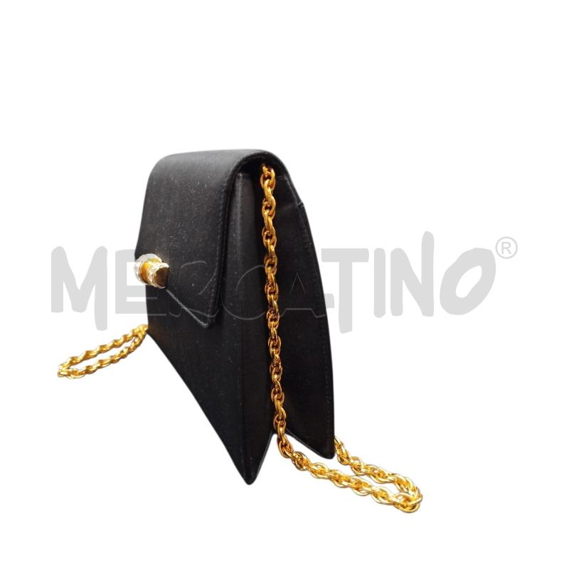 BORSETTA DONNA RODO NERO CATENA DORATA | Mercatino dell'Usato Bernareggio 3