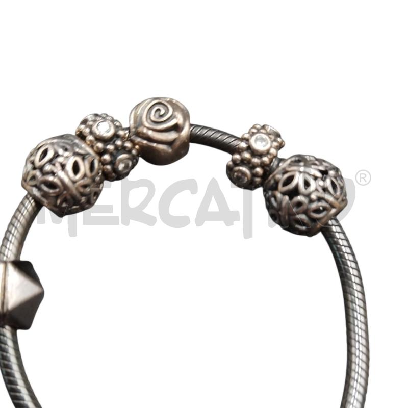 BRACCIALETTO PANDORA+7 CHARMS BRUNITO | Mercatino dell'Usato Bernareggio 5