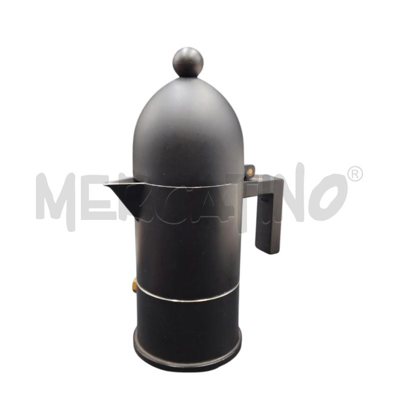 CAFFETTIERA PICCOLA NERA ALESSI 1988  | Mercatino dell'Usato Bernareggio 1