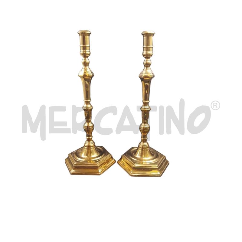 CANDELABRI COPPIA OTT VIRGINIA  | Mercatino dell'Usato Bernareggio 1
