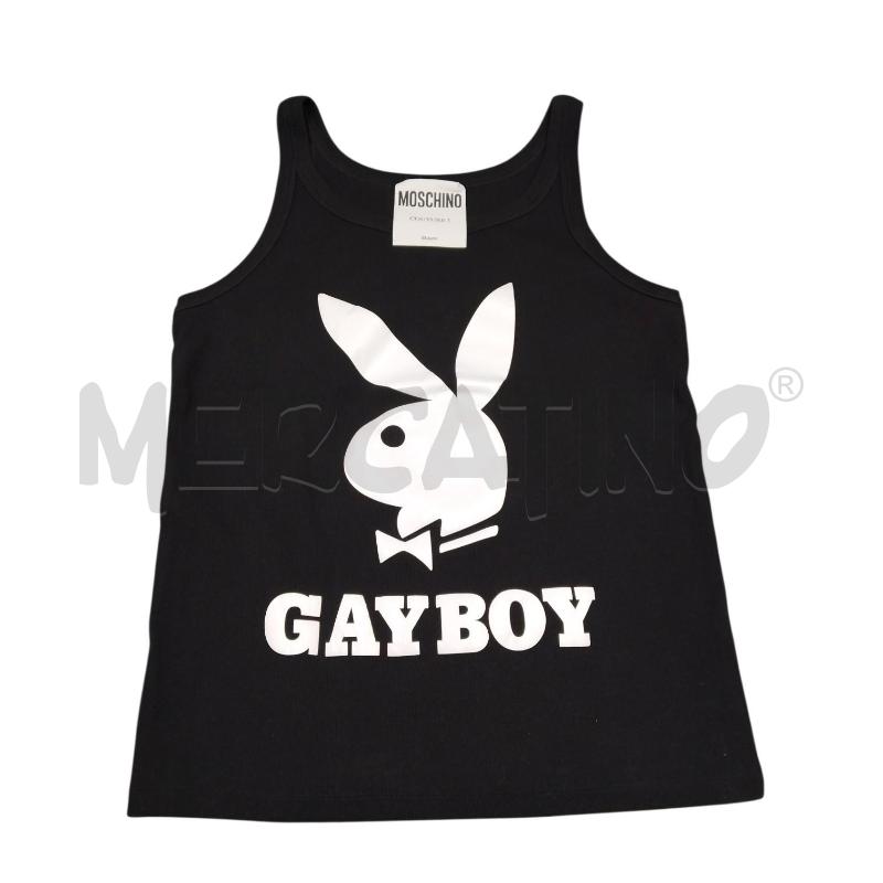CANOTTA DONNA MOSCHINO GAYBOY NERO | Mercatino dell'Usato Bernareggio 1