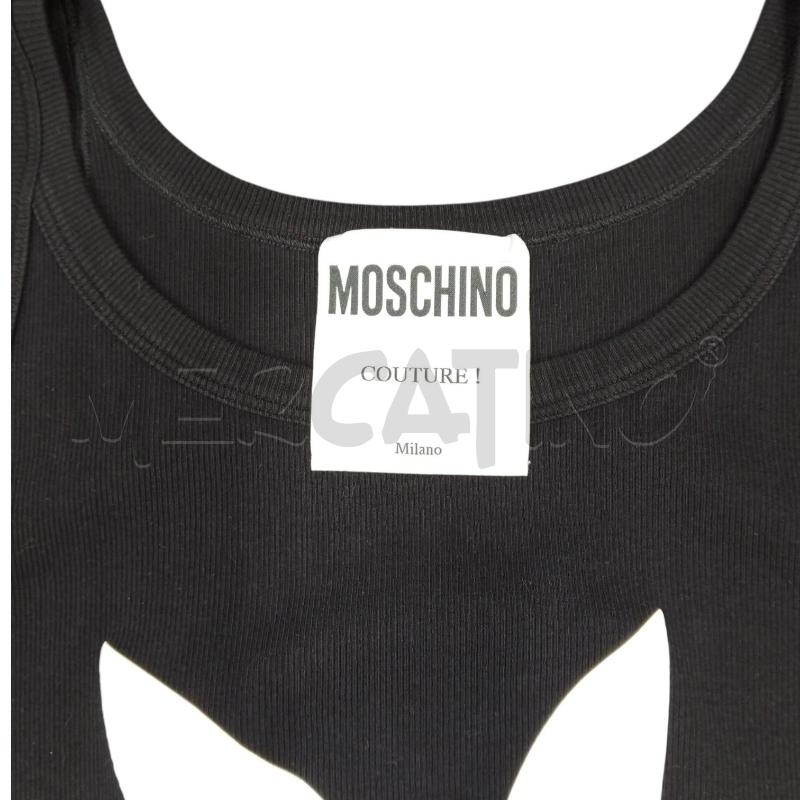 CANOTTA DONNA MOSCHINO GAYBOY NERO | Mercatino dell'Usato Bernareggio 3