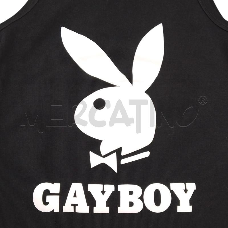CANOTTA DONNA MOSCHINO GAYBOY NERO | Mercatino dell'Usato Bernareggio 4