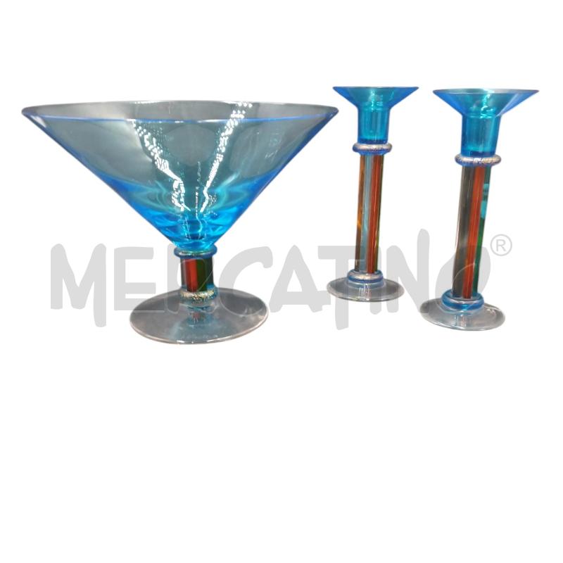 CENTROTAVOLA MURANO COPPIA CANDELABRI FIRMA | Mercatino dell'Usato Bernareggio 1