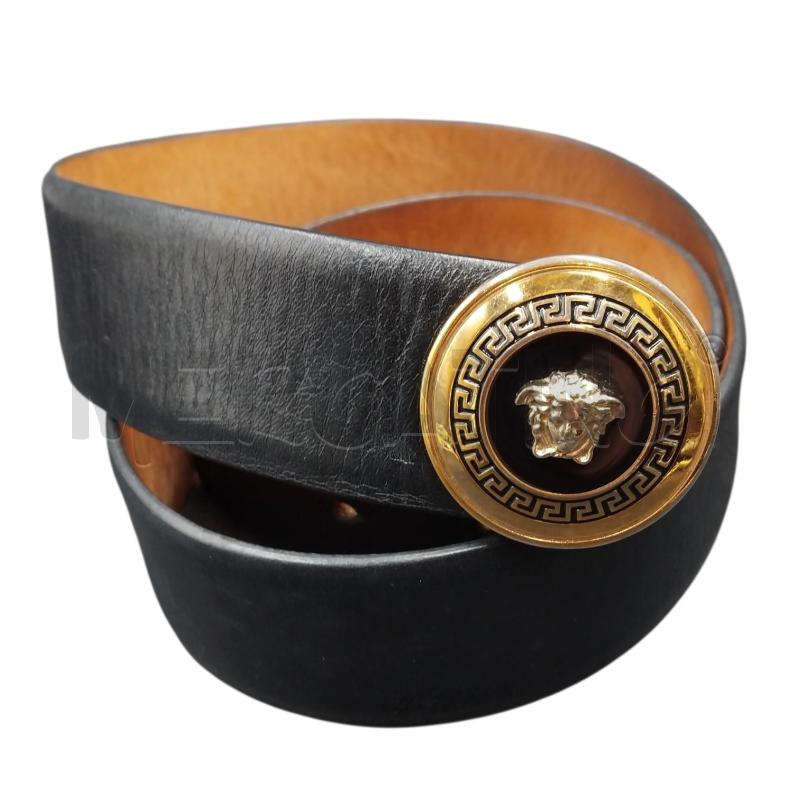 CINTURA PELLE VERSACE NERO | Mercatino dell'Usato Bernareggio 2