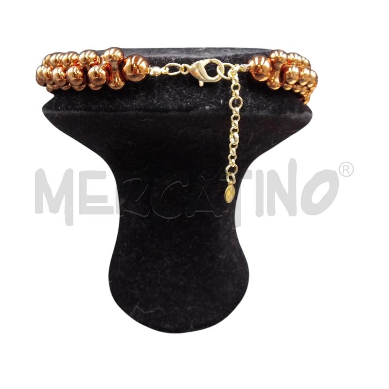 COLLANA SODINI PERLINE BRONZO  | Mercatino dell'Usato Bernareggio 2