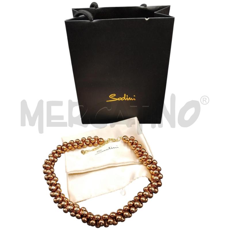 COLLANA SODINI PERLINE BRONZO  | Mercatino dell'Usato Bernareggio 4