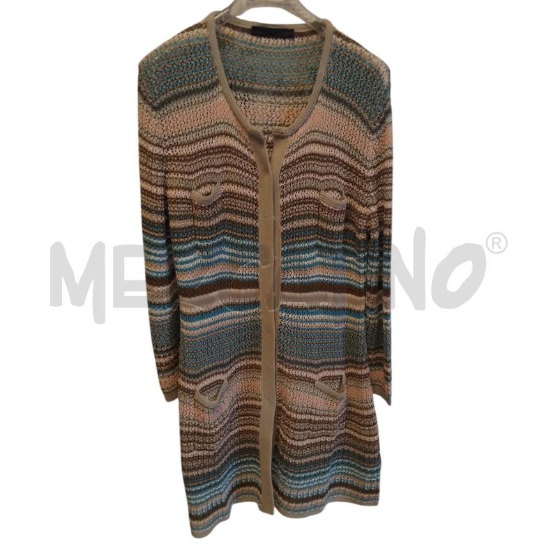 COMPLETO D LES COPAINS RIGHE AZZURRO BEIGE ROSA | Mercatino dell'Usato Bernareggio 4