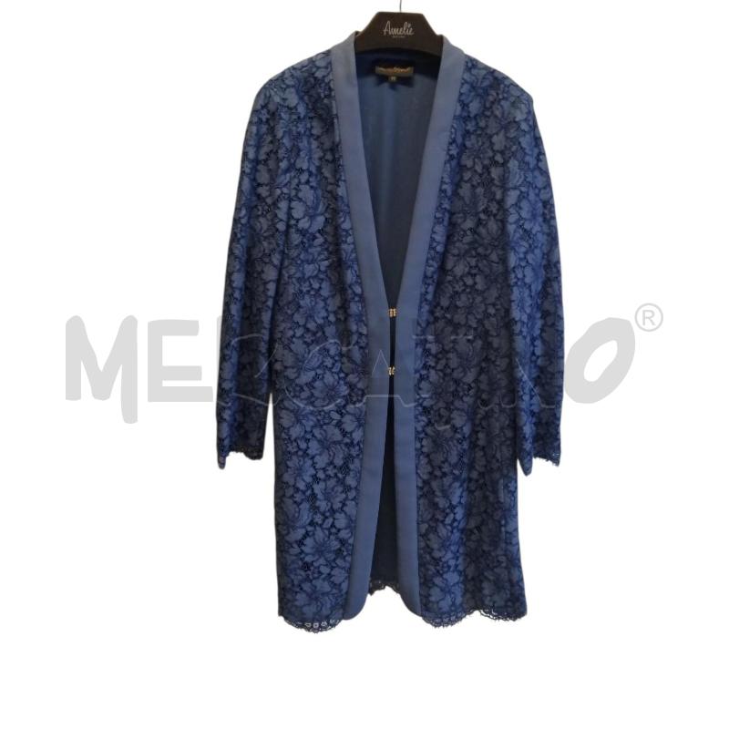 COMPLETO D LUISA SPAGNOLI BLU PIZZO + CINTU | Mercatino dell'Usato Bernareggio 3