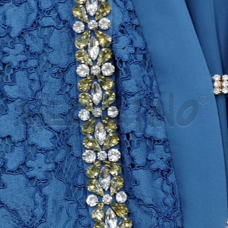 COMPLETO D LUISA SPAGNOLI BLU PIZZO + CINTU | Mercatino dell'Usato Bernareggio 4