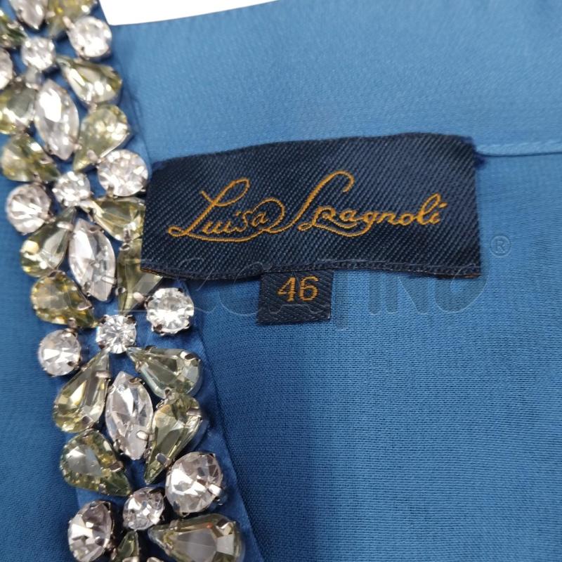 COMPLETO D LUISA SPAGNOLI BLU PIZZO + CINTU | Mercatino dell'Usato Bernareggio 5